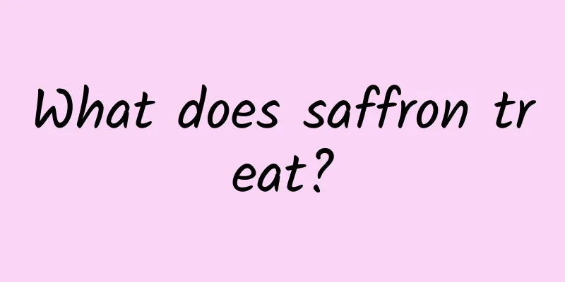 What does saffron treat?