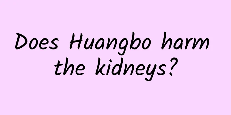 Does Huangbo harm the kidneys?