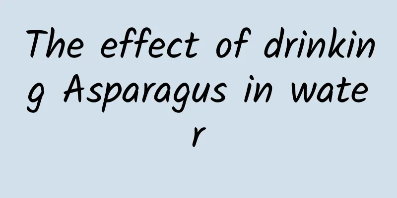 The effect of drinking Asparagus in water