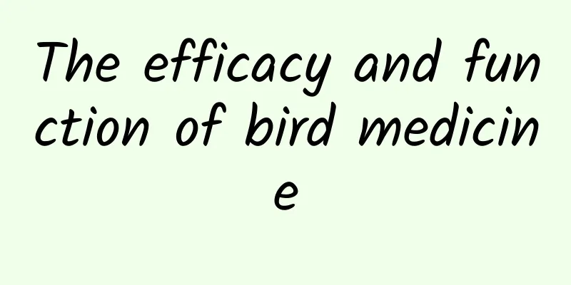 The efficacy and function of bird medicine
