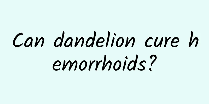 Can dandelion cure hemorrhoids?