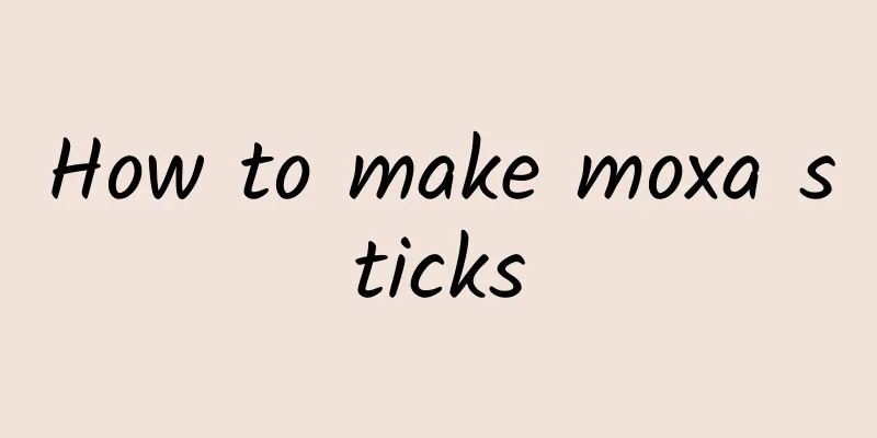 How to make moxa sticks
