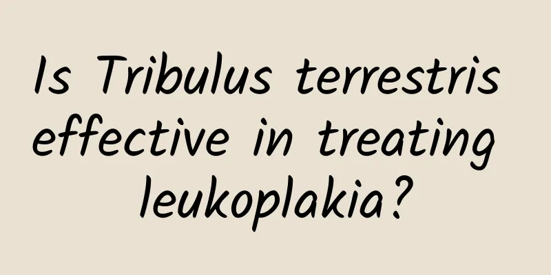 Is Tribulus terrestris effective in treating leukoplakia?