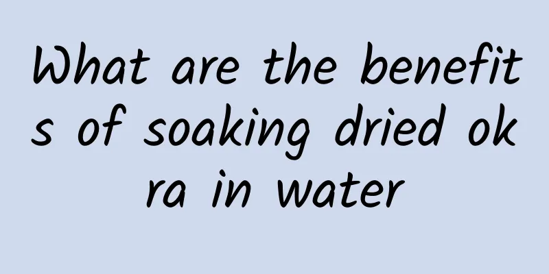 What are the benefits of soaking dried okra in water