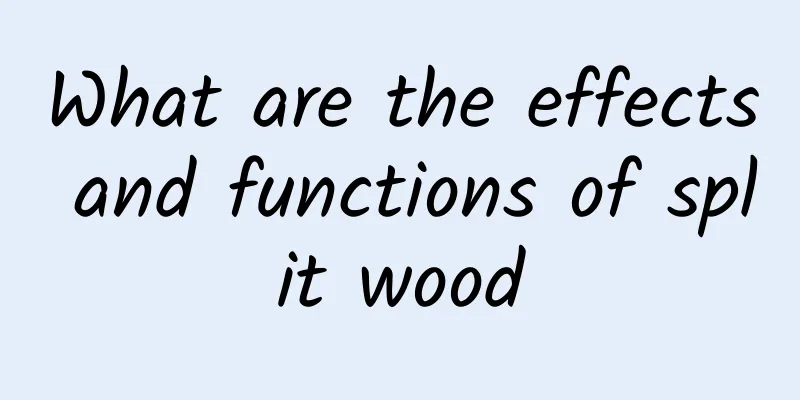 What are the effects and functions of split wood