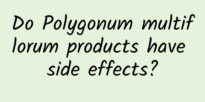 Do Polygonum multiflorum products have side effects?