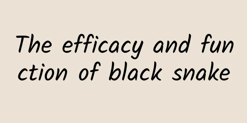 The efficacy and function of black snake