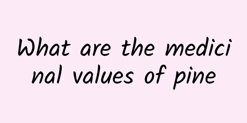 What are the medicinal values ​​of pine