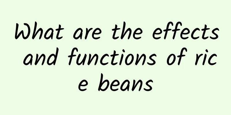 What are the effects and functions of rice beans