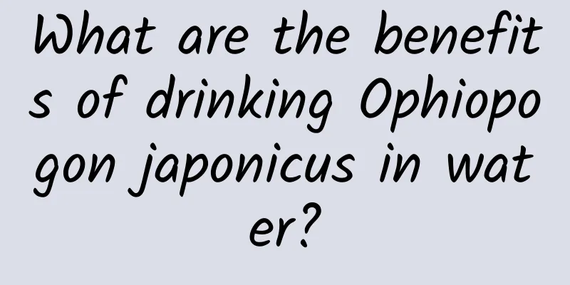 What are the benefits of drinking Ophiopogon japonicus in water?