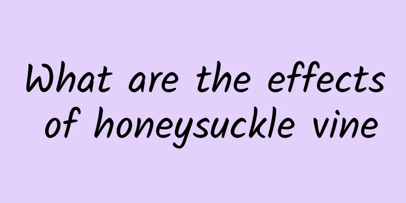 What are the effects of honeysuckle vine