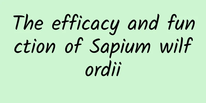The efficacy and function of Sapium wilfordii