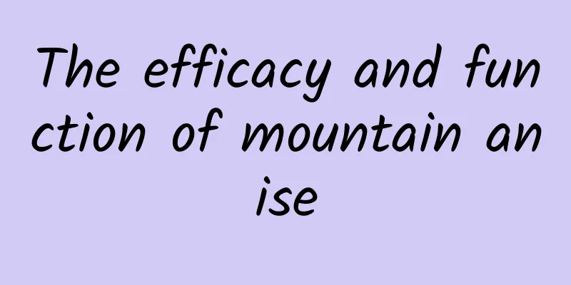 The efficacy and function of mountain anise
