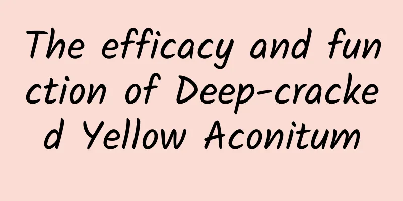 The efficacy and function of Deep-cracked Yellow Aconitum