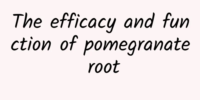The efficacy and function of pomegranate root