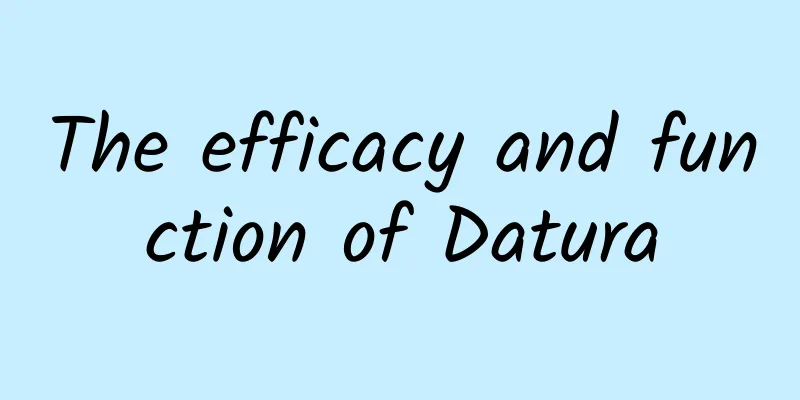The efficacy and function of Datura