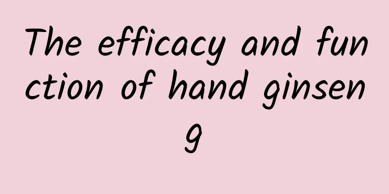 The efficacy and function of hand ginseng