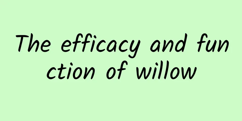 The efficacy and function of willow