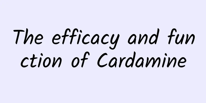 The efficacy and function of Cardamine