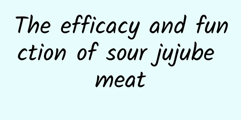 The efficacy and function of sour jujube meat