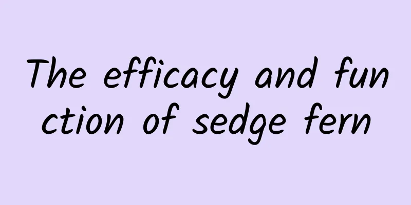 The efficacy and function of sedge fern