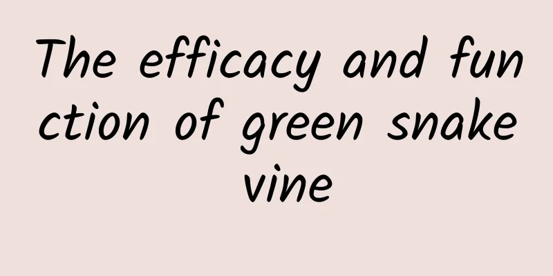 The efficacy and function of green snake vine