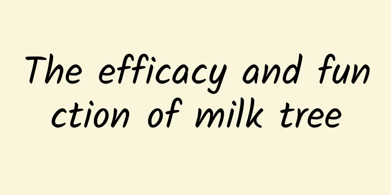 The efficacy and function of milk tree