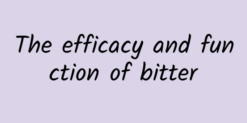 The efficacy and function of bitter