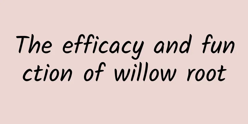 The efficacy and function of willow root