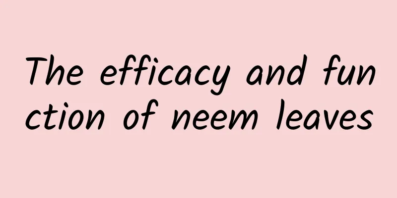 The efficacy and function of neem leaves