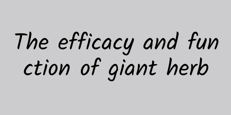 The efficacy and function of giant herb