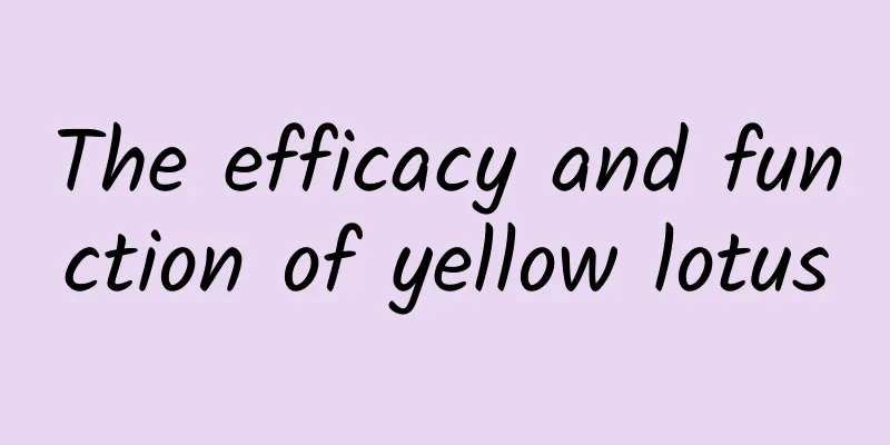The efficacy and function of yellow lotus