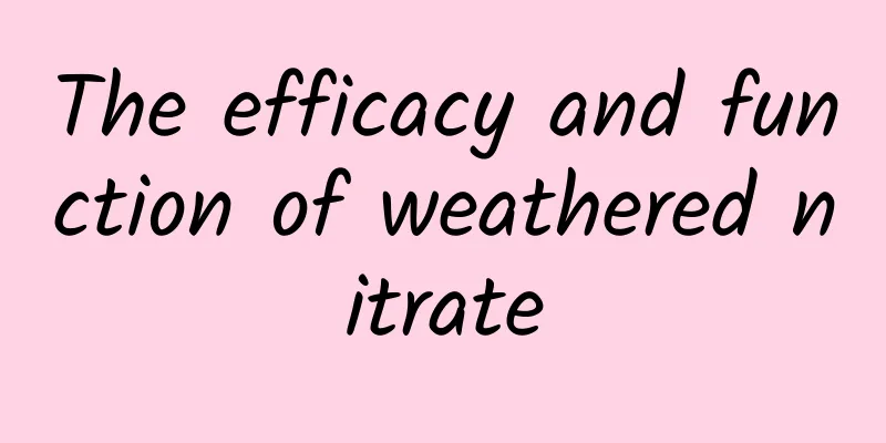 The efficacy and function of weathered nitrate