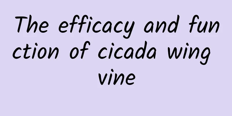 The efficacy and function of cicada wing vine