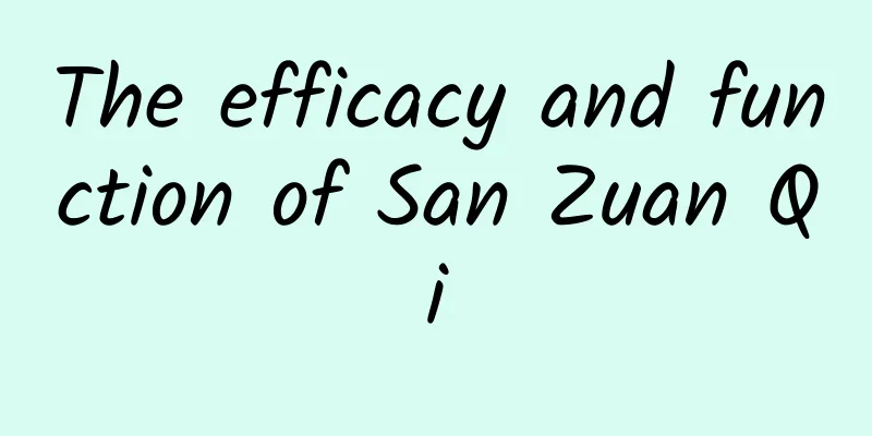 The efficacy and function of San Zuan Qi