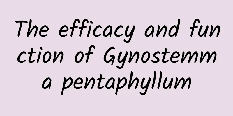 The efficacy and function of Gynostemma pentaphyllum