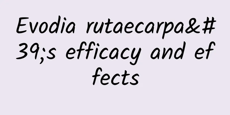 Evodia rutaecarpa's efficacy and effects