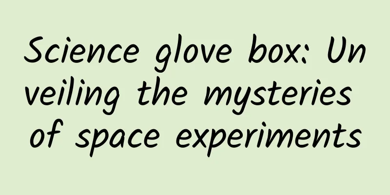 Science glove box: Unveiling the mysteries of space experiments