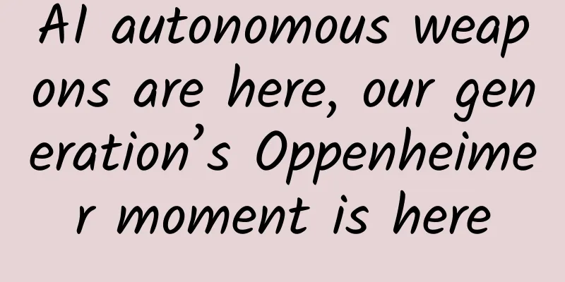 AI autonomous weapons are here, our generation’s Oppenheimer moment is here