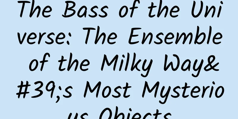 The Bass of the Universe: The Ensemble of the Milky Way's Most Mysterious Objects