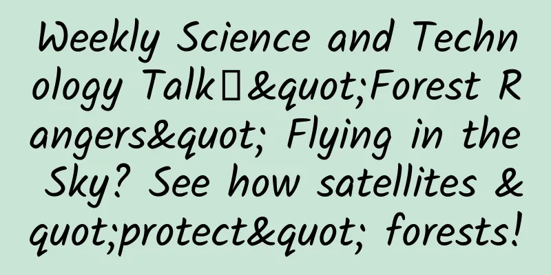 Weekly Science and Technology Talk丨"Forest Rangers" Flying in the Sky? See how satellites "protect" forests!