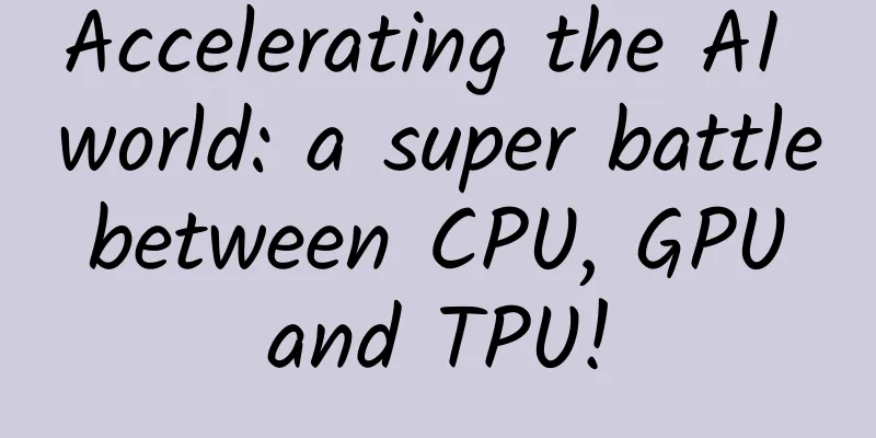 Accelerating the AI ​​world: a super battle between CPU, GPU and TPU!