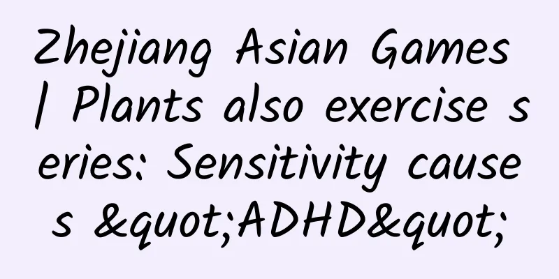 Zhejiang Asian Games | Plants also exercise series: Sensitivity causes "ADHD"
