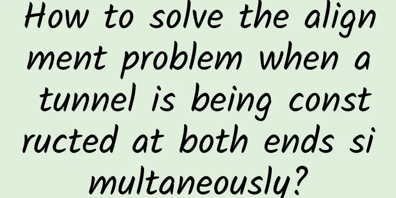 How to solve the alignment problem when a tunnel is being constructed at both ends simultaneously?