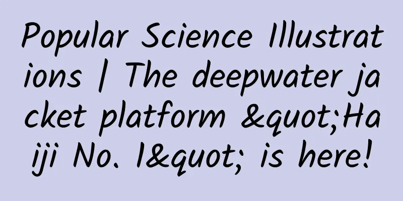 Popular Science Illustrations | The deepwater jacket platform "Haiji No. 1" is here!
