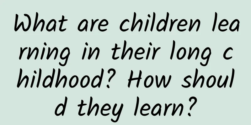 What are children learning in their long childhood? How should they learn?