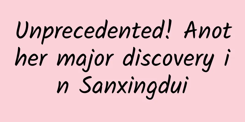 Unprecedented! Another major discovery in Sanxingdui