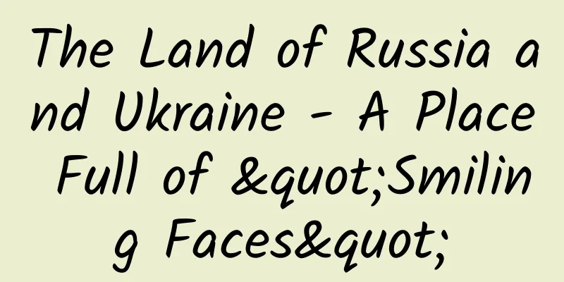 The Land of Russia and Ukraine - A Place Full of "Smiling Faces"