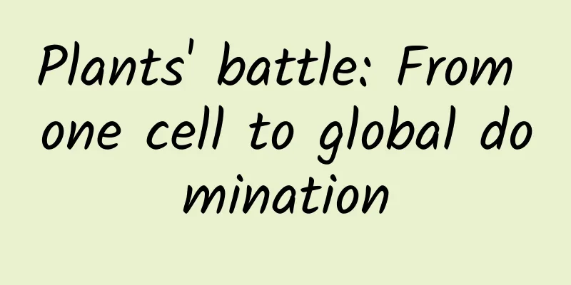 Plants' battle: From one cell to global domination