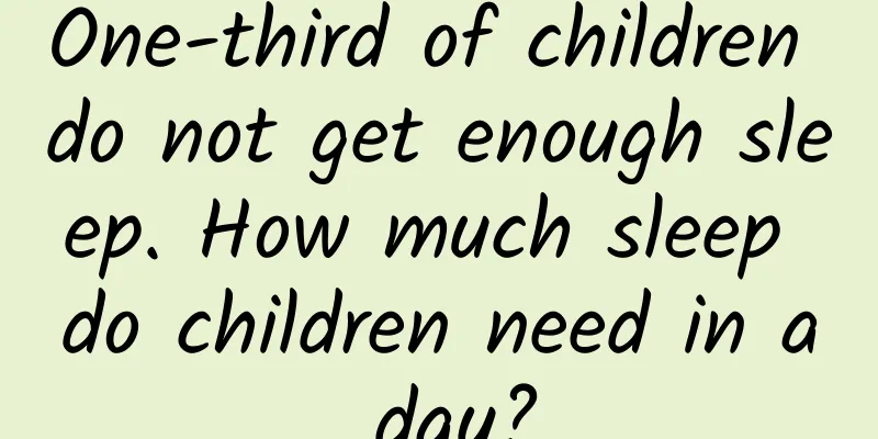 One-third of children do not get enough sleep. How much sleep do children need in a day?